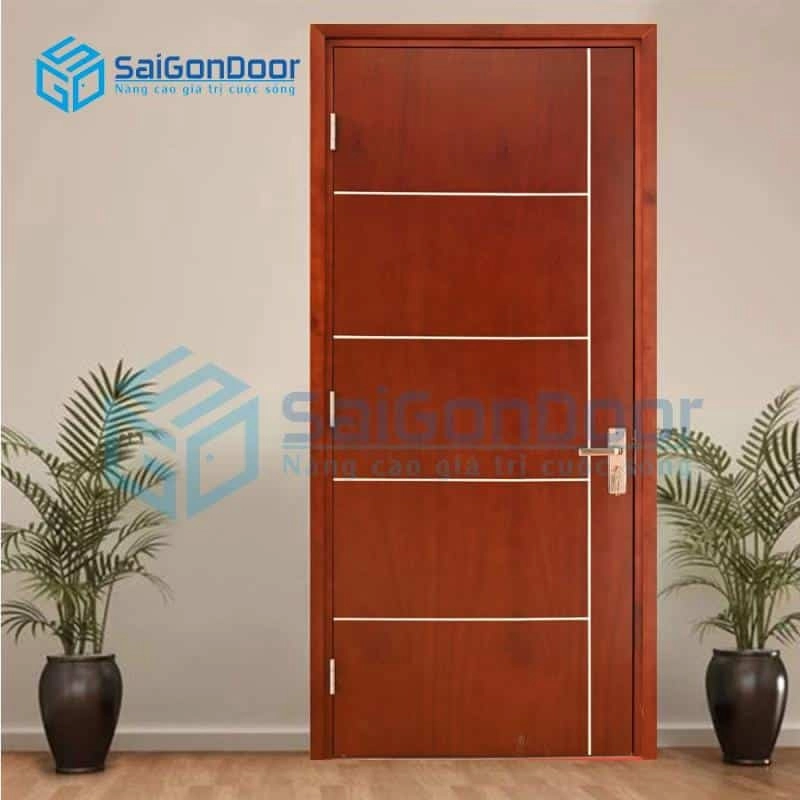 Cửa Gỗ MDF Veneer P1R5-Camxe