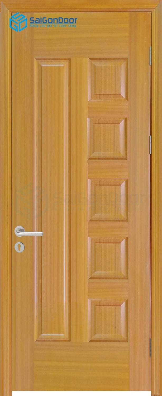 CỬA GỖ NHÀ VỆ SINH HDF Veneer 6B-sapele (5)