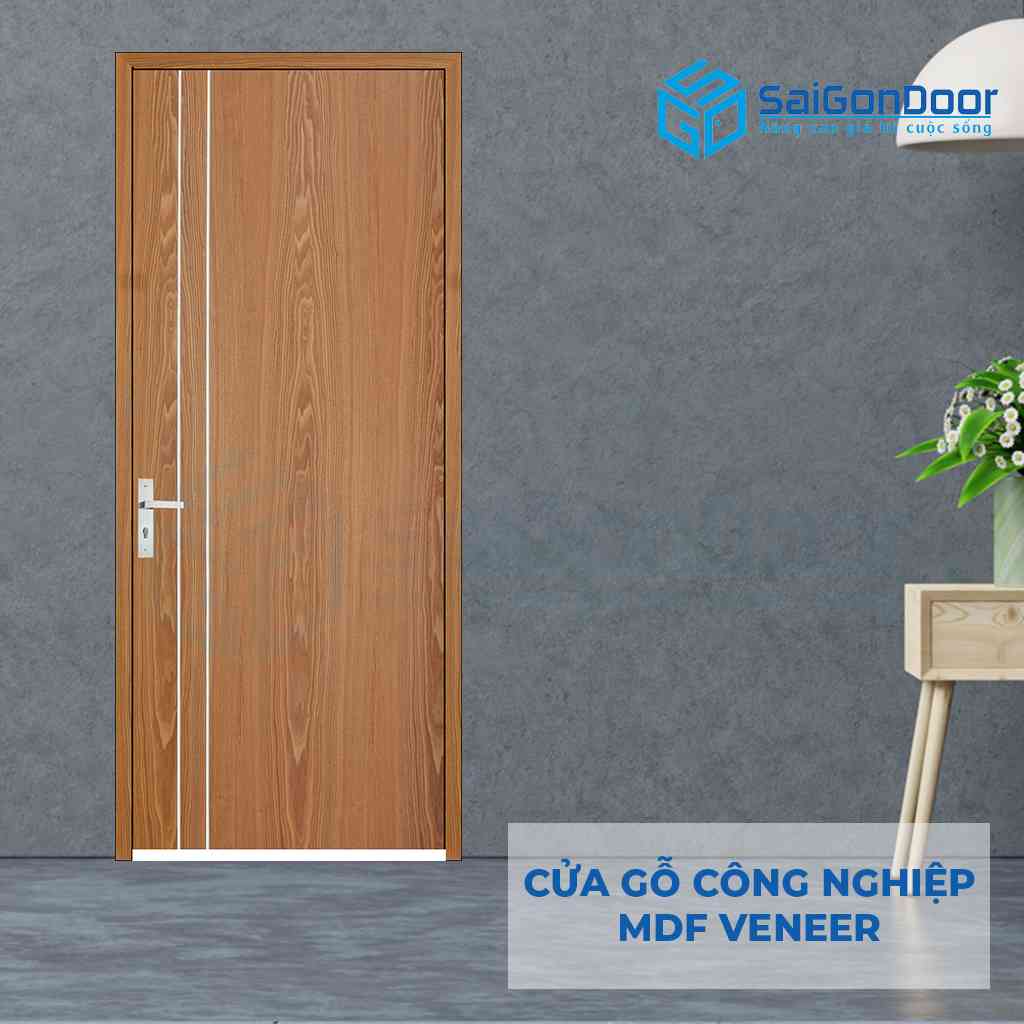 CỬA GỖ CÔNG NGHIỆP MDF VENEER P1R2 soi