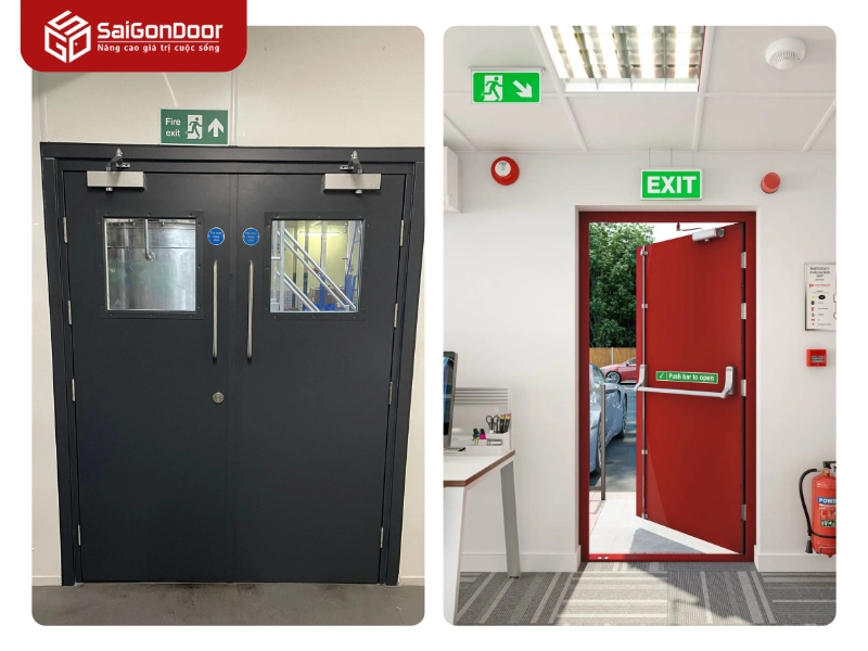 Saigondoor – Đối tác tin cậy cung cấp cửa thép chống cháy tại An Nhơn Tây