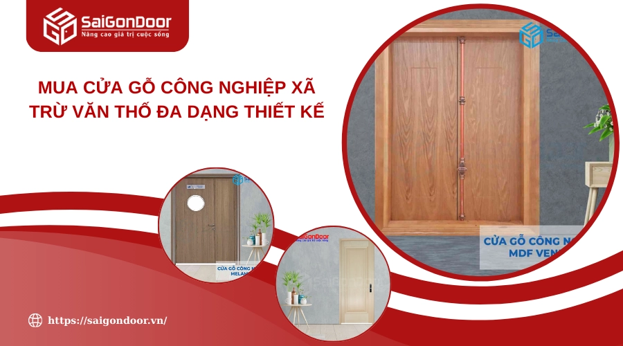 Mua Cửa Gỗ Công Nghiệp Xã Trừ Văn Thố Đa Dạng Thiết Kế