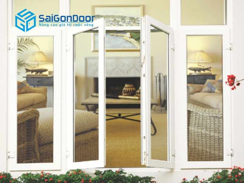 Cửa nhựa lõi thép UW-02