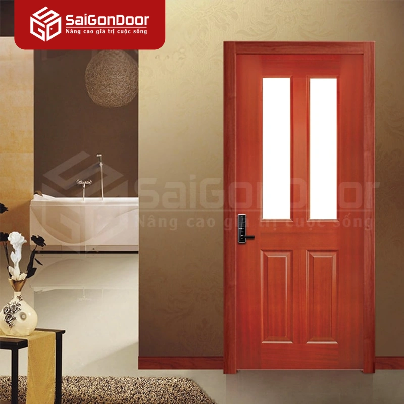 Cửa Gỗ HDF Veneer 4G2 – Căm Xe