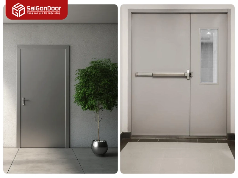 Sài Gòn Door – Đơn vị cung cấp giải pháp cửa thép chống cháy hàng đầu
