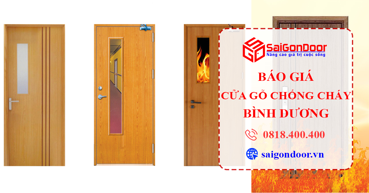 Báo Giá Thi Công Cửa Gỗ Chống Cháy Bình Dương