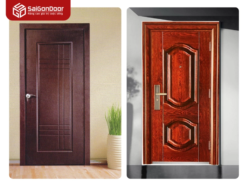 Tổng quan thị trường cửa thép vân gỗ tại phường Tân Định