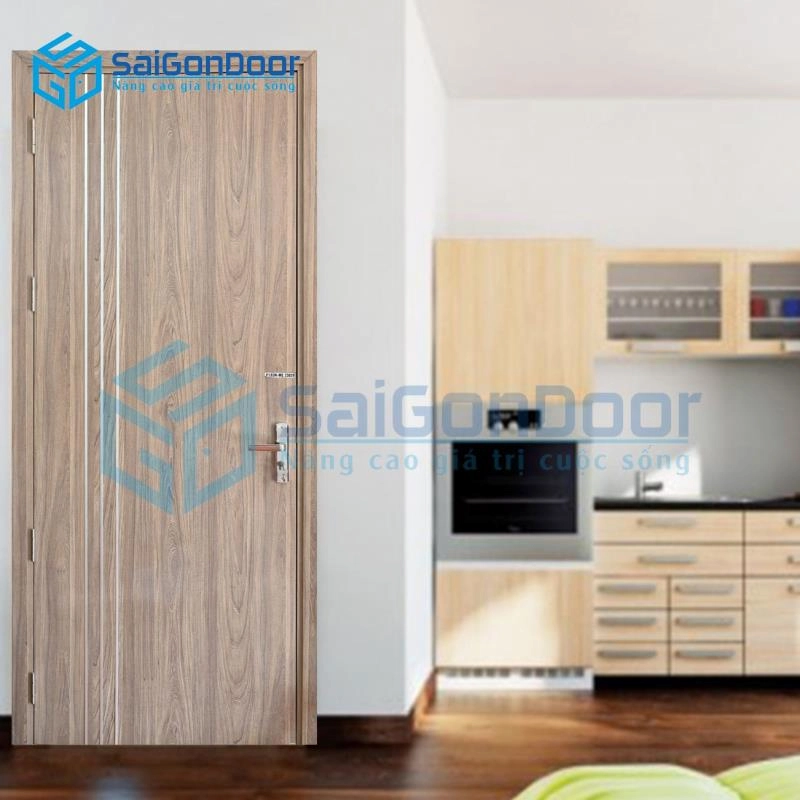 Cửa gỗ MDF vân gỗ tự nhiên