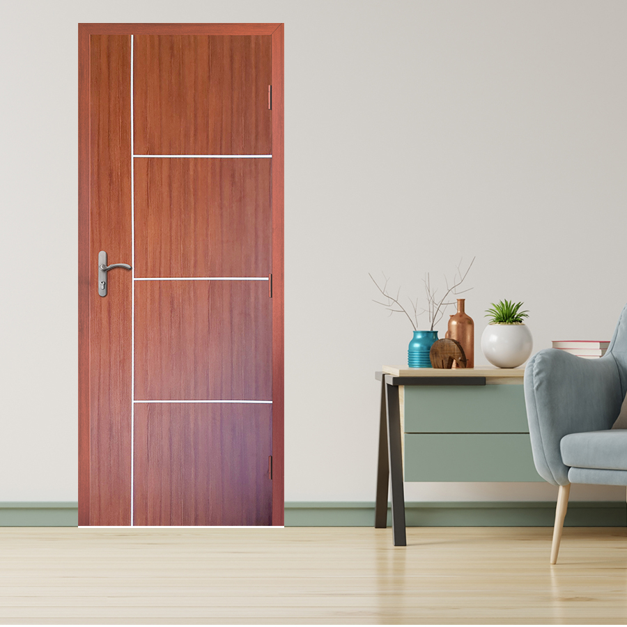 Mẫu cửa nhựa nhà vệ sinh KOS 101D