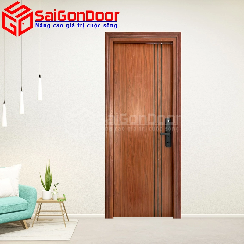 Cửa Thép Vân Gỗ SGD-KM.TVG-1C-39n