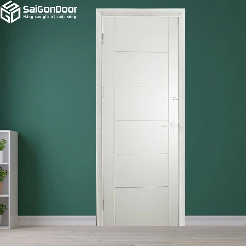 cửa nhựa giả gỗ trắng