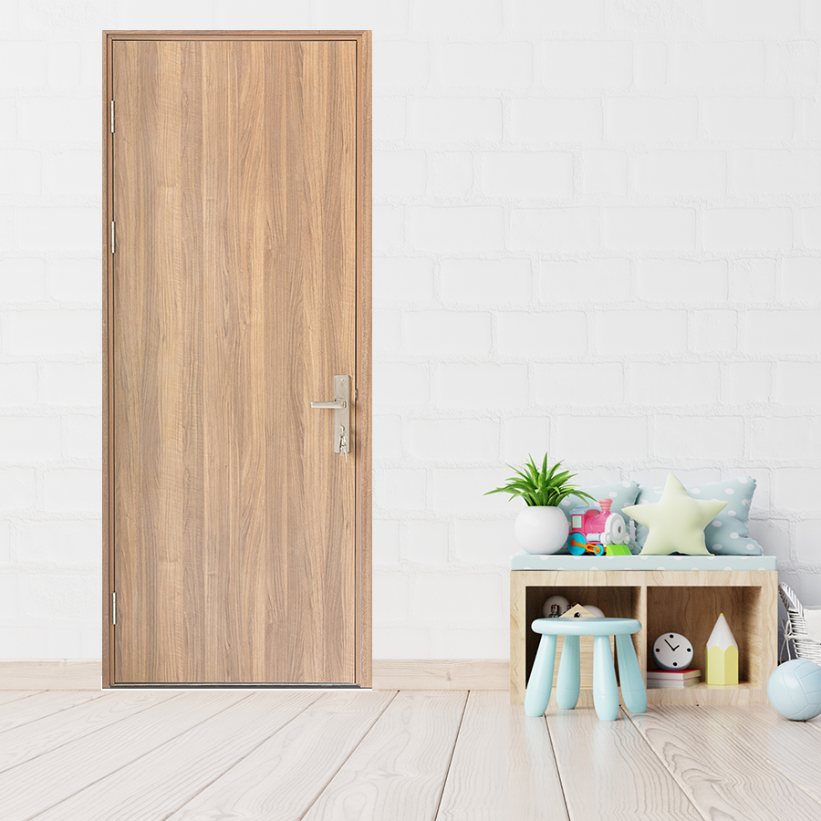 CỬA GỖ PHÒNG NGỦ PN MDF Laminate P1 (2)