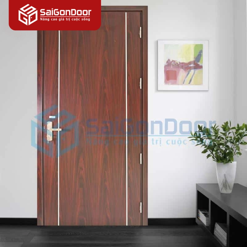 Cửa Gỗ MDF Laminate M1R2a-Camxe