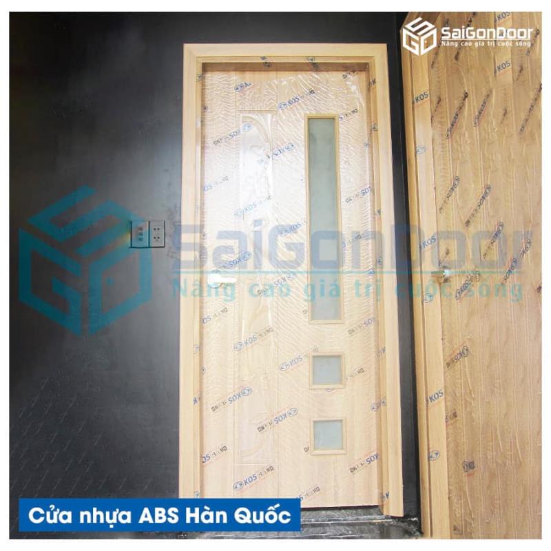 Cửa nhựa ABS Hàn Quốc phù hợp lắp đặt cho văn phòng