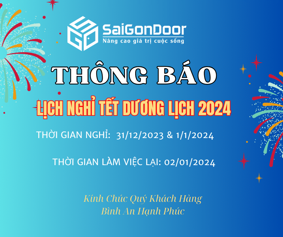 THÔNG BÁO LỊCH NGHỈ TẾT TÂY 2024