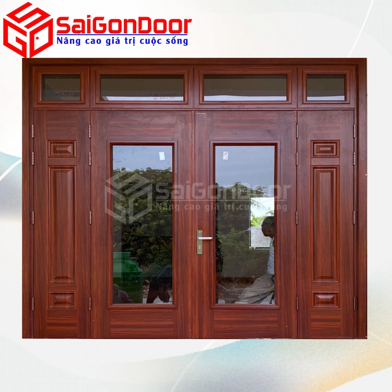 Cửa Thép Vân Gỗ SGD-KM.TVG-4C-29