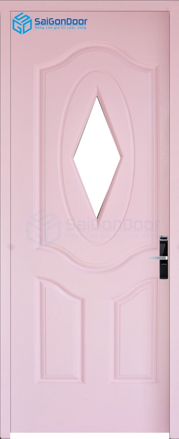 CỬA GỖ CAO CẤP SAIGONDOOR HDF 3GL-C4 (2)