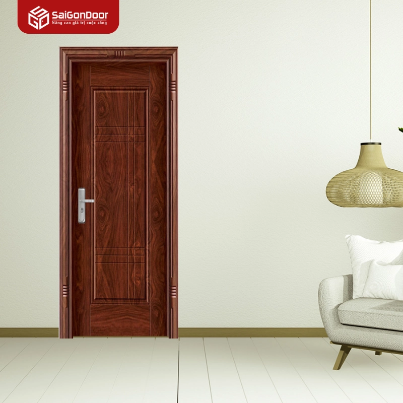 Cửa thép vân gỗ 1 cánh