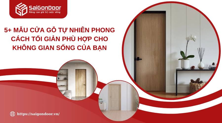 5+ Mẫu Cửa Gỗ Tự Nhiên Phong Cách Tối Giản Phù Hợp Cho Không Gian Sống Của Bạn