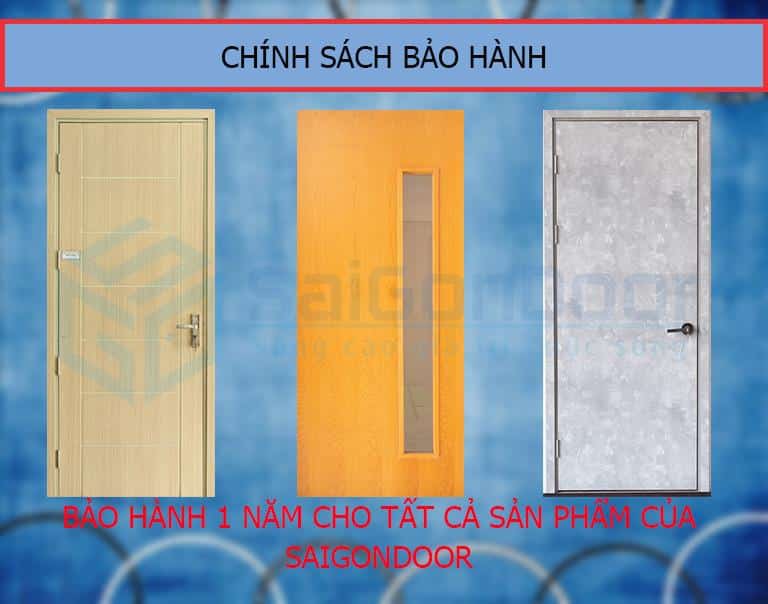 Chính sách bảo hành sản phẩm SaiGonDoor