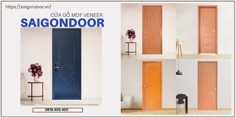 Tổng quan về cửa gỗ công nghiệp MDF Veneer 