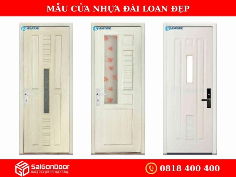 Ưu điểm vượt trội của cửa nhựa Đài Loan 