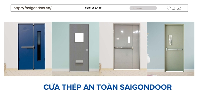 Cập nhật bảng giá cửa thép an toàn Sài Gòn Door