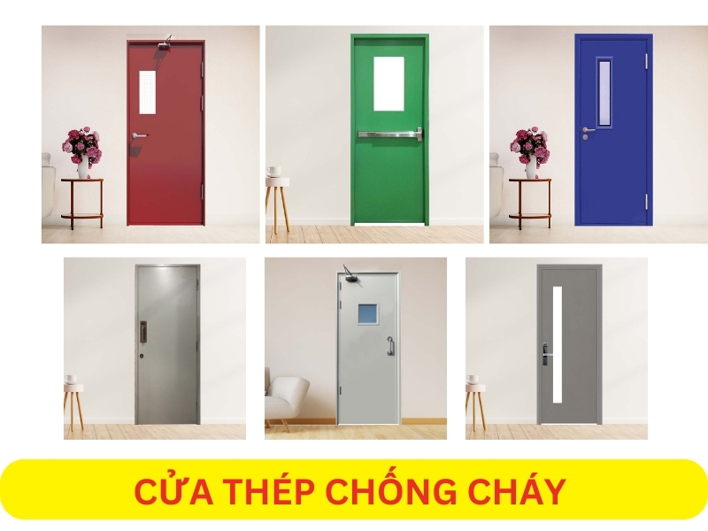 Mẫu cửa thép chống cháy có độ bền lâu dài