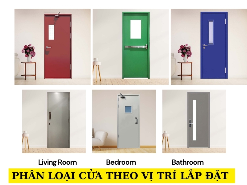 Cửa thép chống cháy theo vị trí lắp đặt