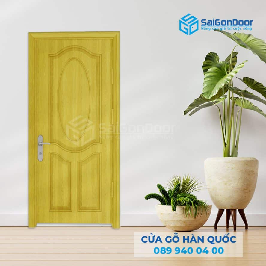 Cửa thông phòng loại nào tốt? | Giá các loại cửa thông phòng Cua-go-Han-Quoc-3A1-1-888x888