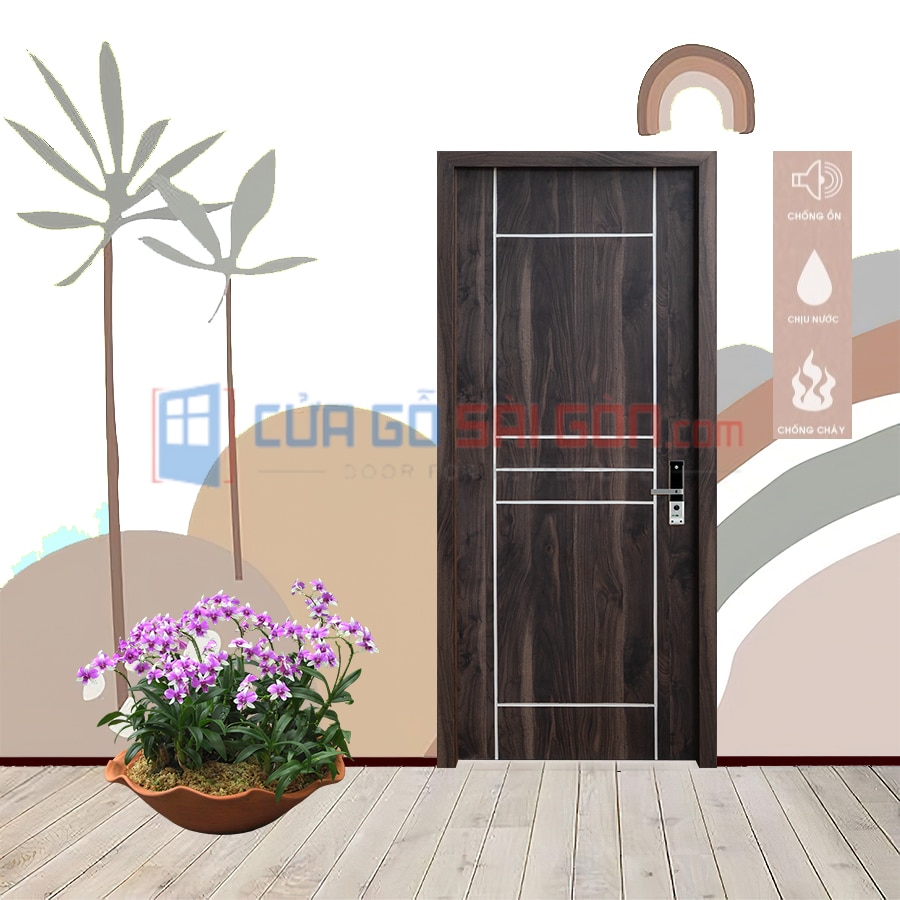 Cửa gỗ chịu nước lựa chọn hoàn hảo cho những không gian ẩm ướt