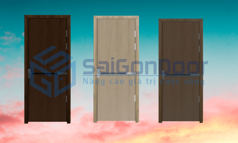 Một số mẫu mã cửa gỗ chống cháy tại SAIGONDOOR