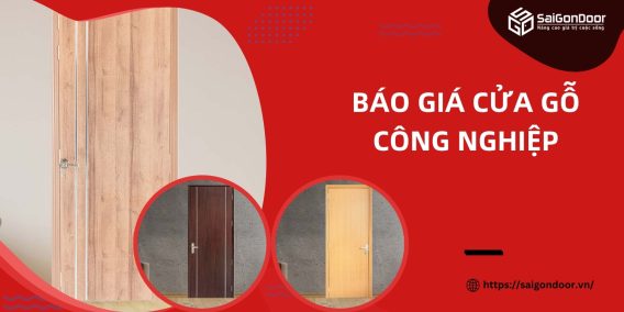 Báo giá cửa gỗ công nghiệp