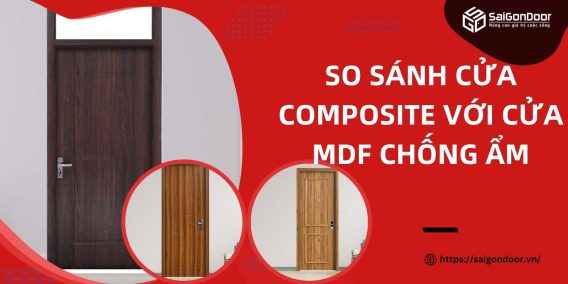 So sánh cửa composite với cửa MDF chống ẩm