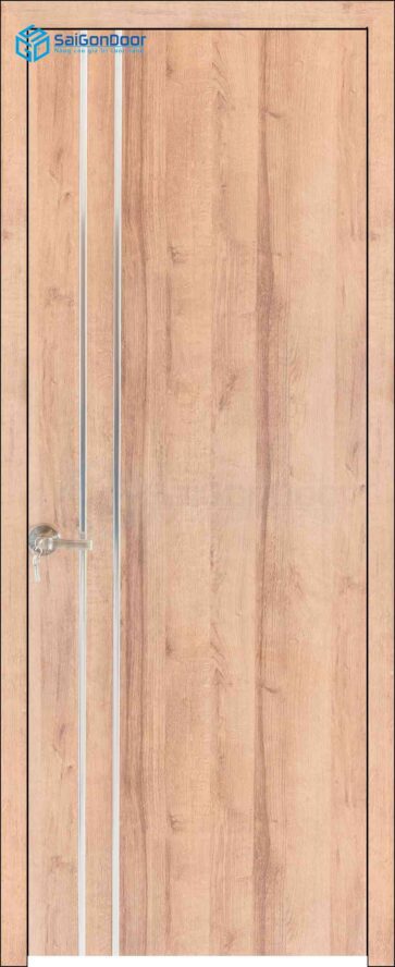 Cửa gỗ cao cấp Hàn Quốc MDF Melamine P1R2 inox
