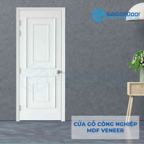 Cửa gỗ công nghiệp MDF Veneer O4-C1 phao chi