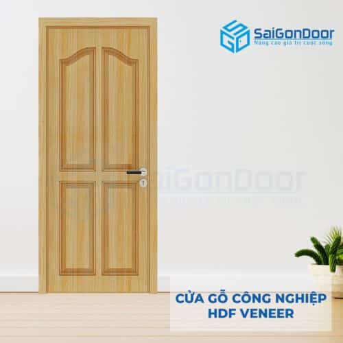 Cửa gỗ công nghiệp HDF Veneer SGD 4A ash (2)