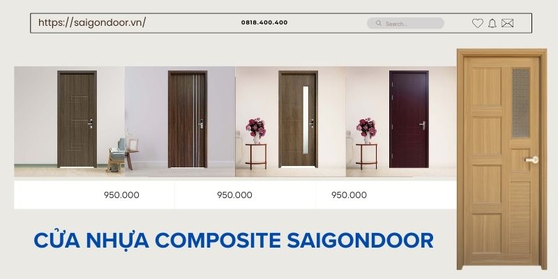 Chú ý tới các bộ phận của cửa nhựa composite 