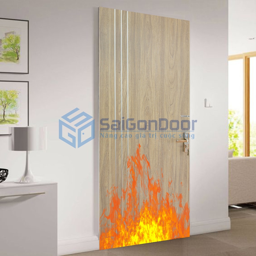 cửa gỗ chống cháy tphcm