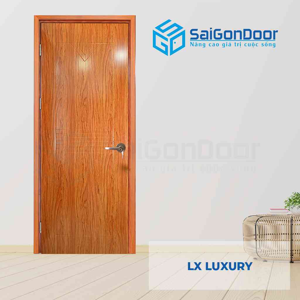 Mẫu 18: cửa nhựa Composite Sungyu LX sơn gỗ