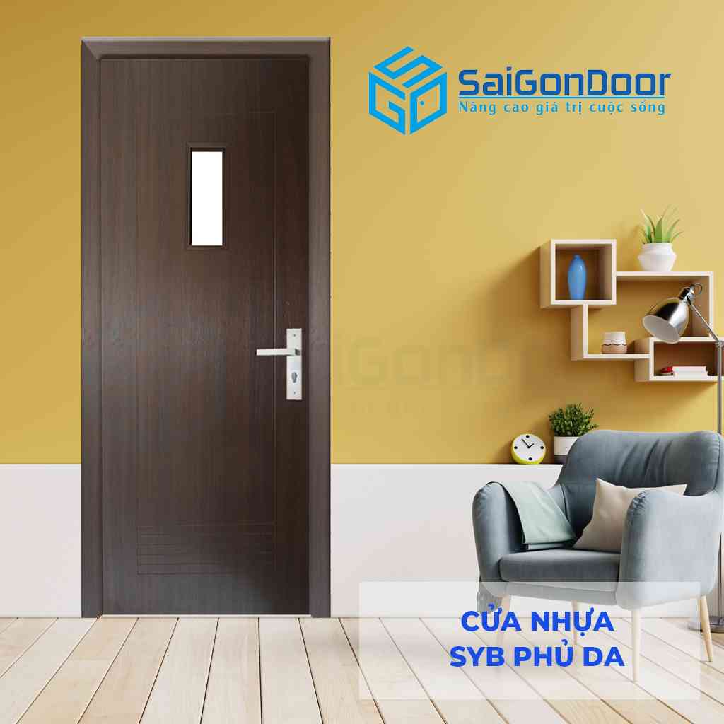 Mẫu cửa nhựa vân gỗ composite Sungyu SYB 365