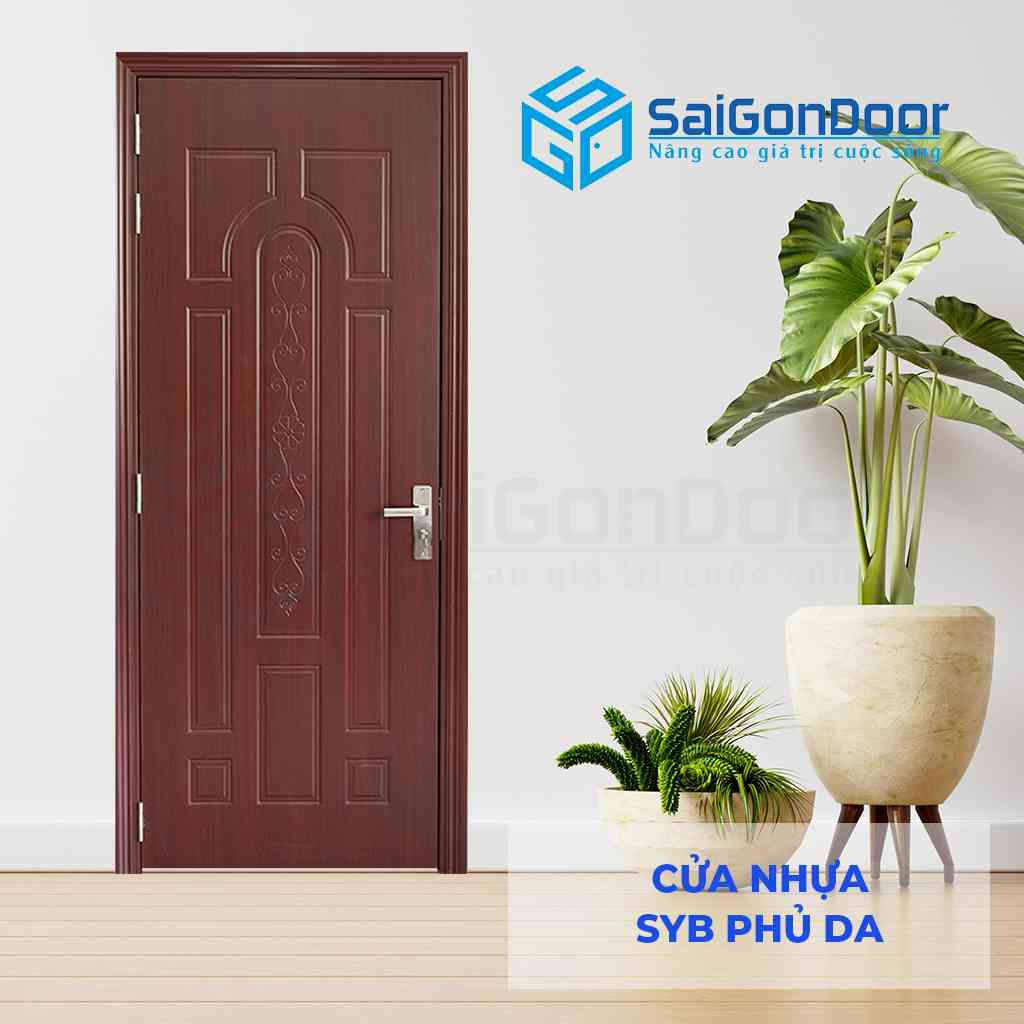 Mẫu cửa nhựa vân gỗ composite Sungyu SYB 745