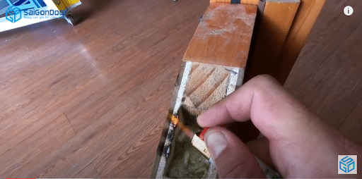 Thử nghiệm thời gian cháy của cửa gỗ chống cháy