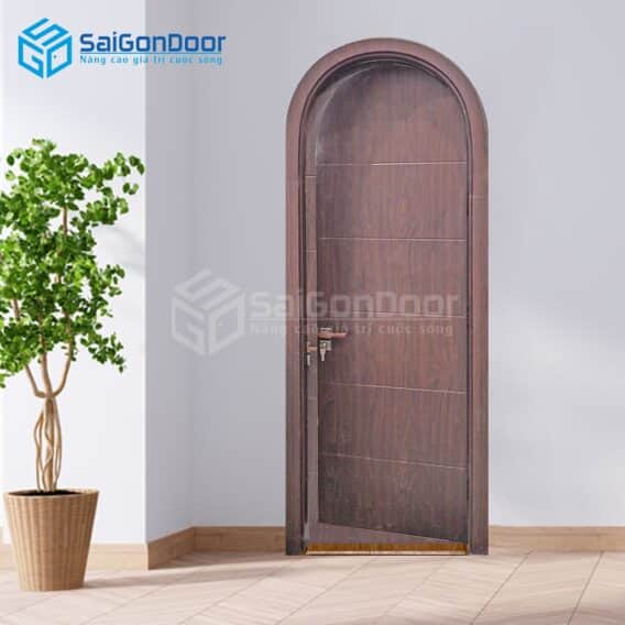 cửa thép vân gỗ dạng vòm là gì