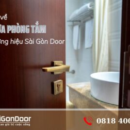 Tìm hiểu về cửa nhựa phòng tắm của thương hiệu Sài Gòn Door