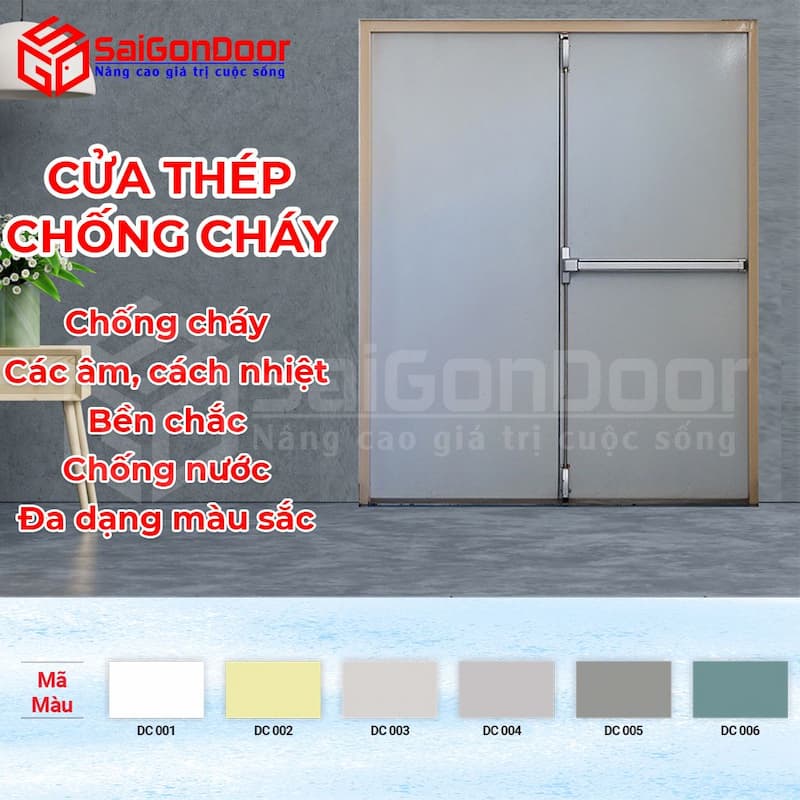 Các quy định về cửa thép chống cháy hiện hành