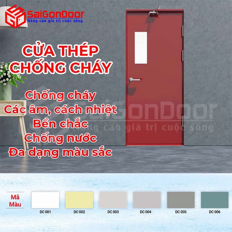 Mua cửa thép chống cháy ở đâu tại Bình Dương?