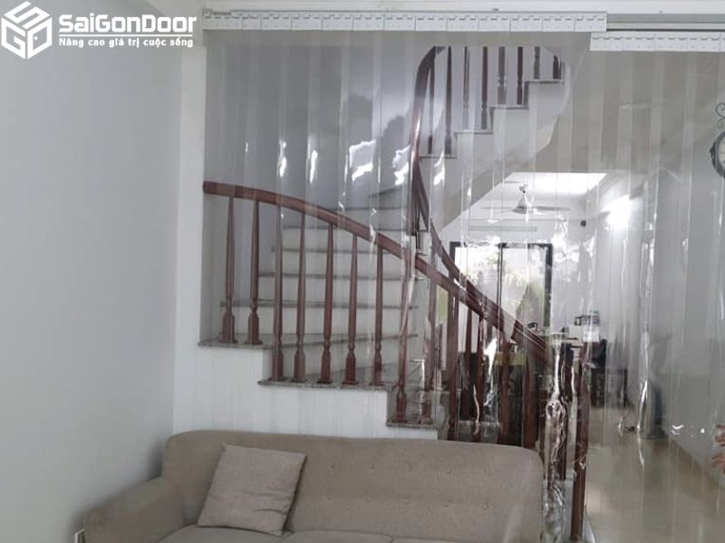SaigonDoor - Đơn vị cung cấp rèm ngăn lạnh phòng khách uy tín hiện nay