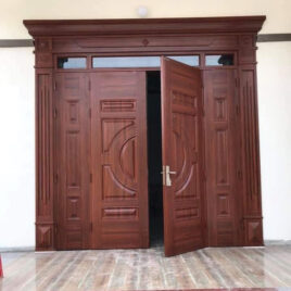 cửa sắt giả gỗ Cà Mau
