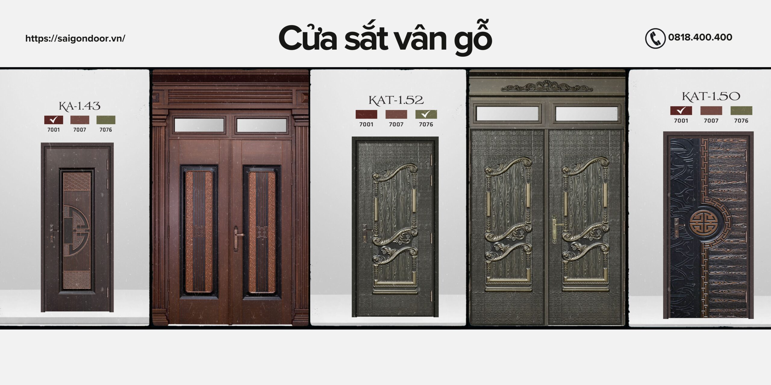 Sài Gòn Door cung cấp các sản phẩm cửa chất lượng 