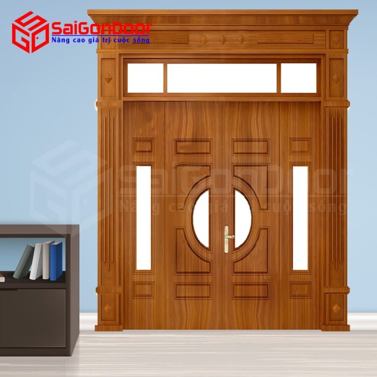 SaiGonDoor - Địa chỉ mua cửa thép giả gỗ Đồng Tháp uy tín hàng đầu hiện nay